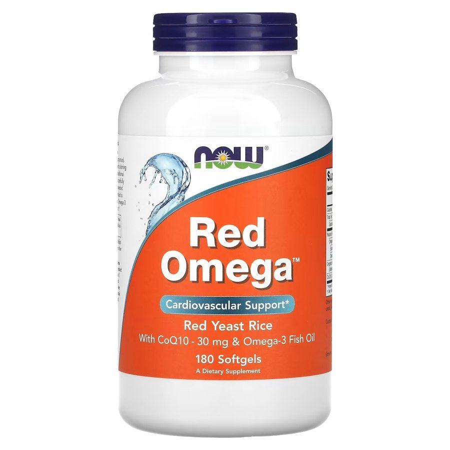 Жирные кислоты NOW Red Omega, 180 капсул,  ml, Now. Fats. General Health 