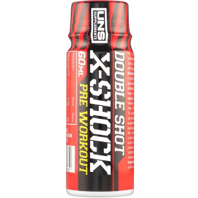 X-Shock, 60 ml, UNS. Pre Workout. Energy & Endurance 