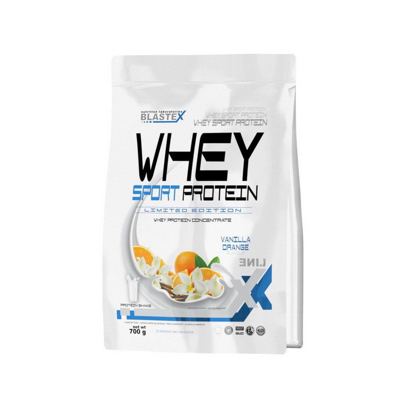 Сывороточный протеин концентрат Blastex Whey Sport Protein (700 г) бластекс спорт  Chocolate,  ml, Blastex. Whey Concentrate. Mass Gain recovery Anti-catabolic properties 