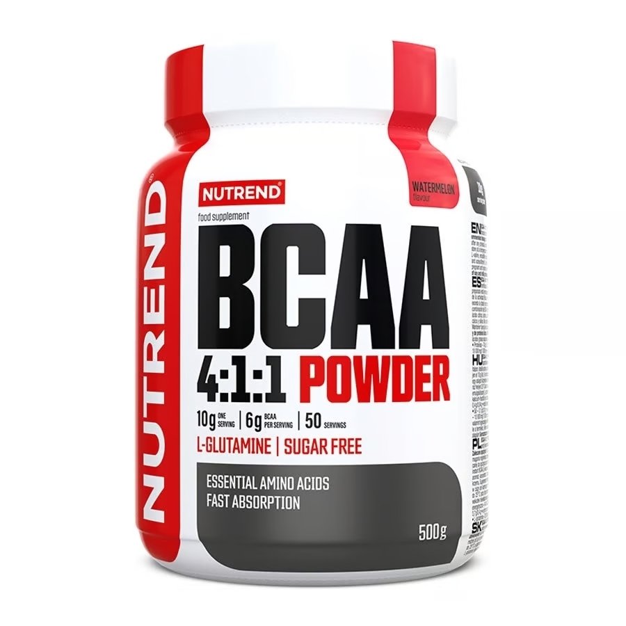 Аминокислота BCAA Nutrend BCAA 4:1:1, 500 грамм Арбуз,  ml, Nutrend. BCAA. Weight Loss स्वास्थ्य लाभ Anti-catabolic properties Lean muscle mass 