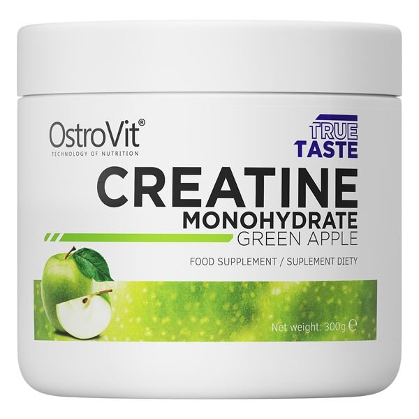 Креатин OstroVit Creatine Monohydrate, 300 грамм Зеленое яблоко,  ml, OstroVit. Сreatine. Mass Gain Energy & Endurance Strength enhancement 