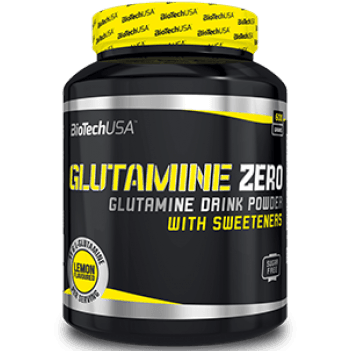 Glutamine Zero, 600 g, BioTech. Glutamine. Mass Gain recovery Anti-catabolic properties 