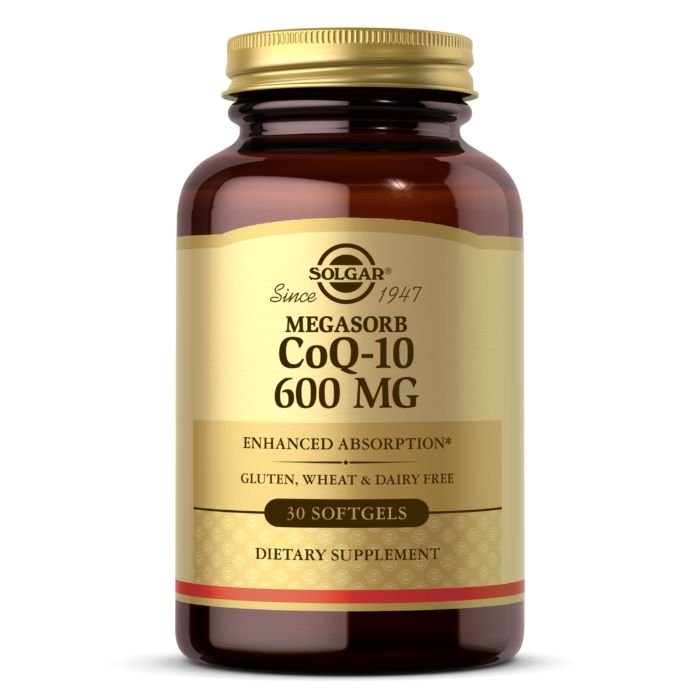 Витамины и минералы Solgar Megasorb CoQ-10 600 mg, 30 капсул,  ml, Solgar. Vitamins and minerals. General Health Immunity enhancement 