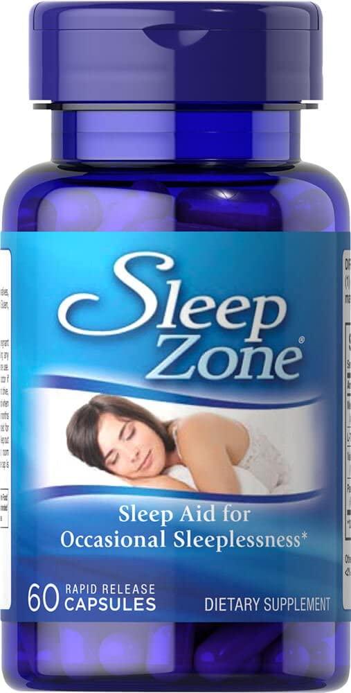 Puritan's Pride Sleep Zone 60 Caps,  ml, Puritan's Pride. Melatoninum. Improving sleep स्वास्थ्य लाभ Immunity enhancement General Health 