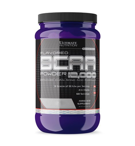 BCAA Ultimate BCAA 12 000 Powder, 457 грамм Ежевика,  ml, Ultimate Nutrition. BCAA. Weight Loss recovery Anti-catabolic properties Lean muscle mass 