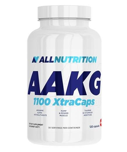 Аминокислота AllNutrition AAKG 1100 XtraCaps, 120 капсул,  мл, AllNutrition. Аминокислоты. 