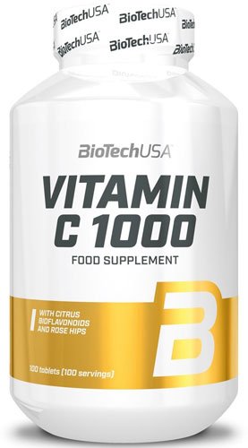 BioTech Vitamin C 1000 100 таб Без вкуса,  ml, BioTech. Vitamin C. General Health Immunity enhancement 