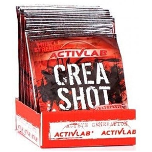 Crea Shot, 20 piezas, ActivLab. Diferentes formas de creatina. 