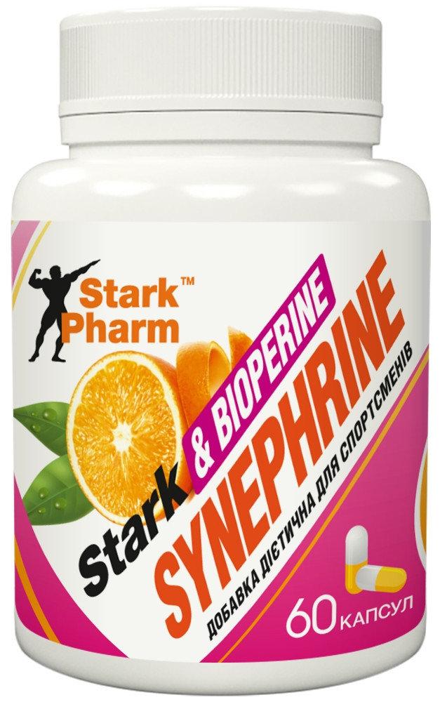 Жироспалювач Stark Synephrine & BioPerine 30 мг 60 капс (синефрин, екстракт гіркого апельсина),  ml, Stark Pharm. Fat Burner. Weight Loss Fat burning 