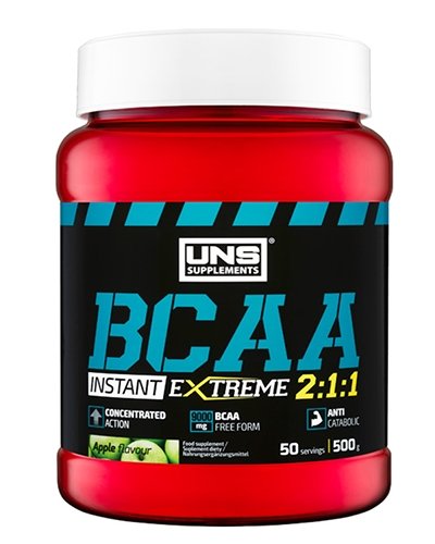 BCAA Instant Extreme 2:1:1, 500 g, UNS. BCAA. Weight Loss recuperación Anti-catabolic properties Lean muscle mass 
