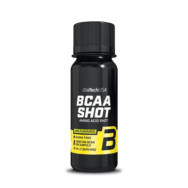 BCAA BioTech BCAA Shot, 60 мл - лайм,  мл, BioTech. BCAA. Снижение веса Восстановление Антикатаболические свойства Сухая мышечная масса 