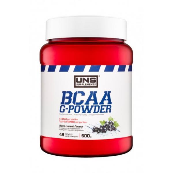 БЦАА UNS BCAA G-Powder (600г) юсн с глютамином Black Currant,  ml, UNS. BCAA. Weight Loss स्वास्थ्य लाभ Anti-catabolic properties Lean muscle mass 