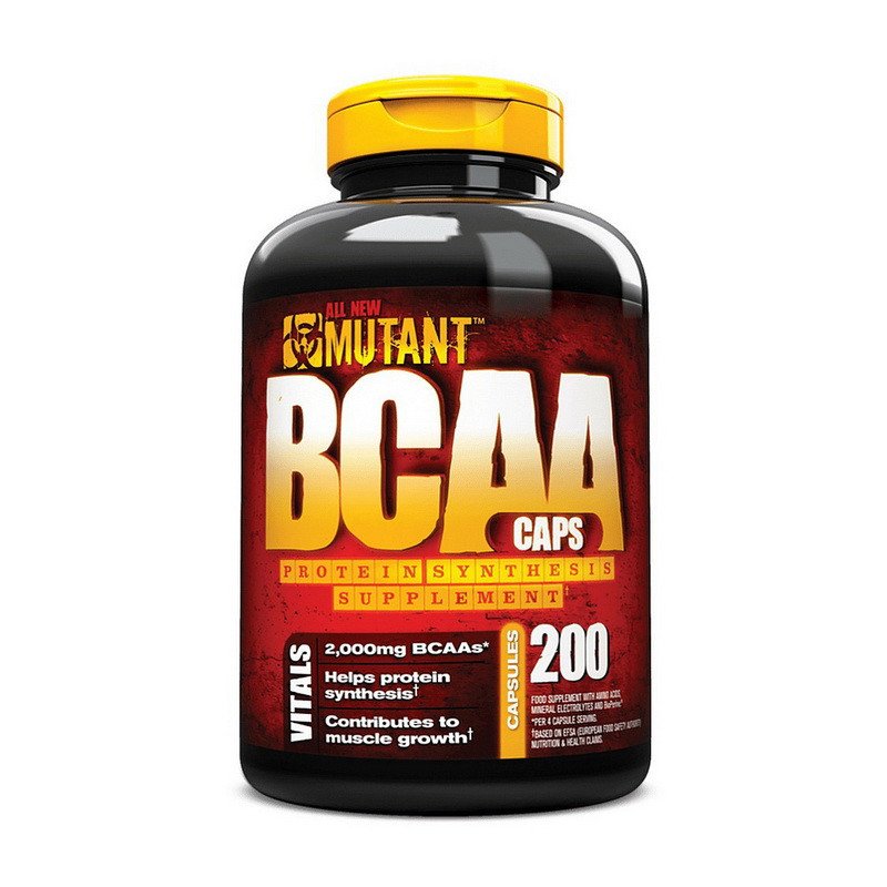 Mutant БЦАА Mutant BCAA caps (200 капсул) мутант, , 200 