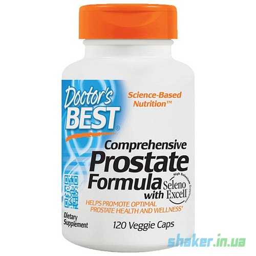 Витамины для мужчин Doctor's BEST Comprehensive Prostate Formula (120 капс) для простаты доктор бест,  мл, Doctor's BEST. Витамины и минералы. Поддержание здоровья Укрепление иммунитета 