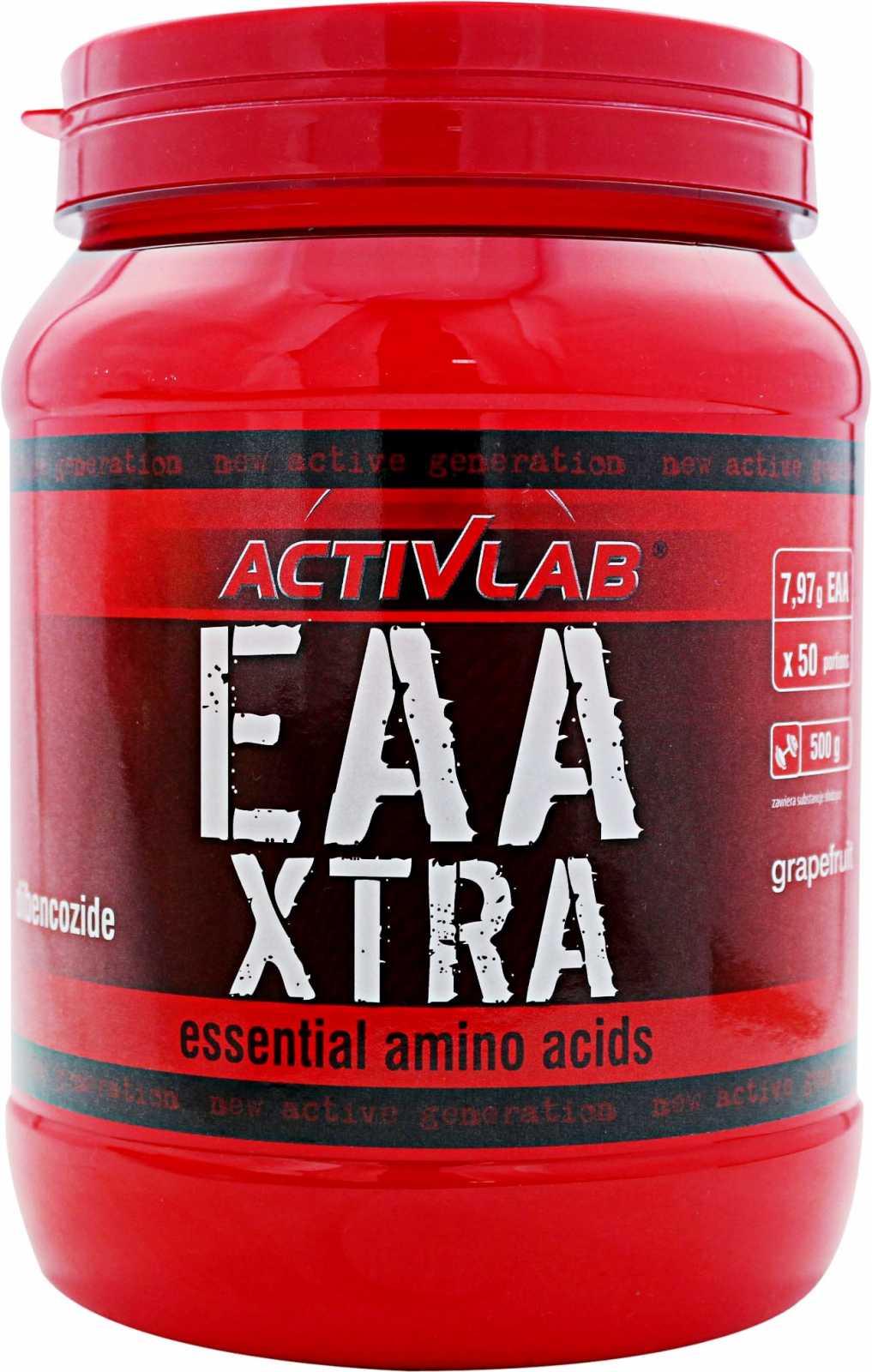 EAA Xtra, 500 g, ActivLab. Complejo de aminoácidos. 