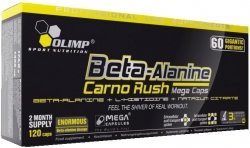 Beta Alanine Carno Rush, 120 шт, Olimp Labs. Аминокислотные комплексы. 