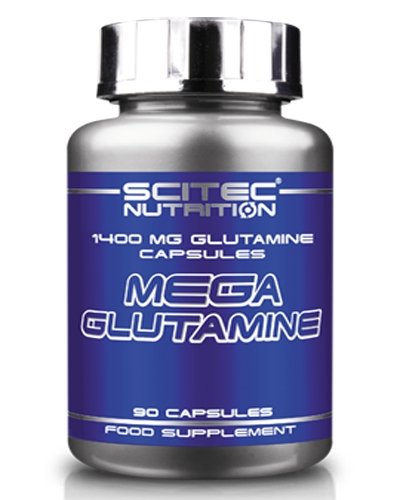 Mega Glutamine, 90 шт, Scitec Nutrition. Глютамин. Набор массы Восстановление Антикатаболические свойства 