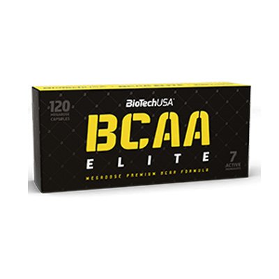 BCAA Elite, 120 piezas, BioTech. BCAA. Weight Loss recuperación Anti-catabolic properties Lean muscle mass 