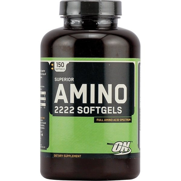 Superior Amino 2222 Softgels, 150 pcs, Optimum Nutrition. Amino acid complex. 