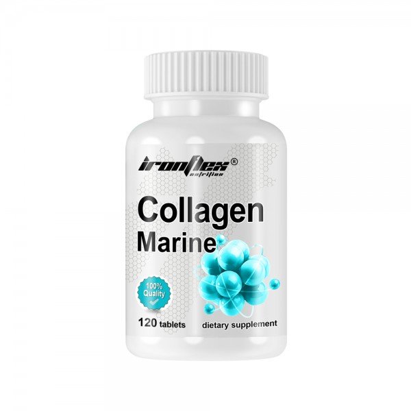 Для суставов и связок IronFlex Collagen Marine, 120 таблеток,  ml, IronFlex. Para articulaciones y ligamentos. General Health Ligament and Joint strengthening 