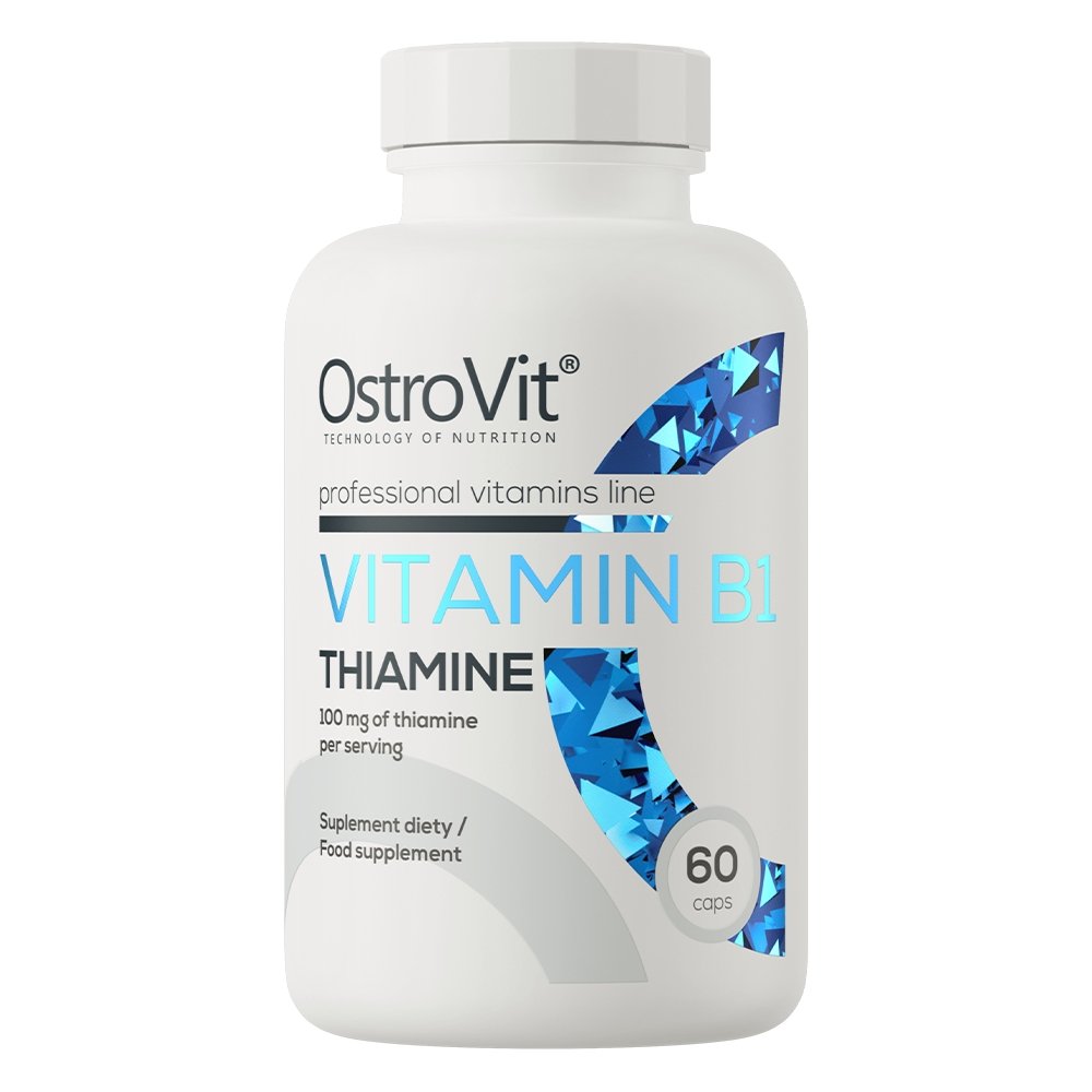 OstroVit Витамины и минералы OstroVit Vitamin B1 Thiamine, 60 капсул, ,