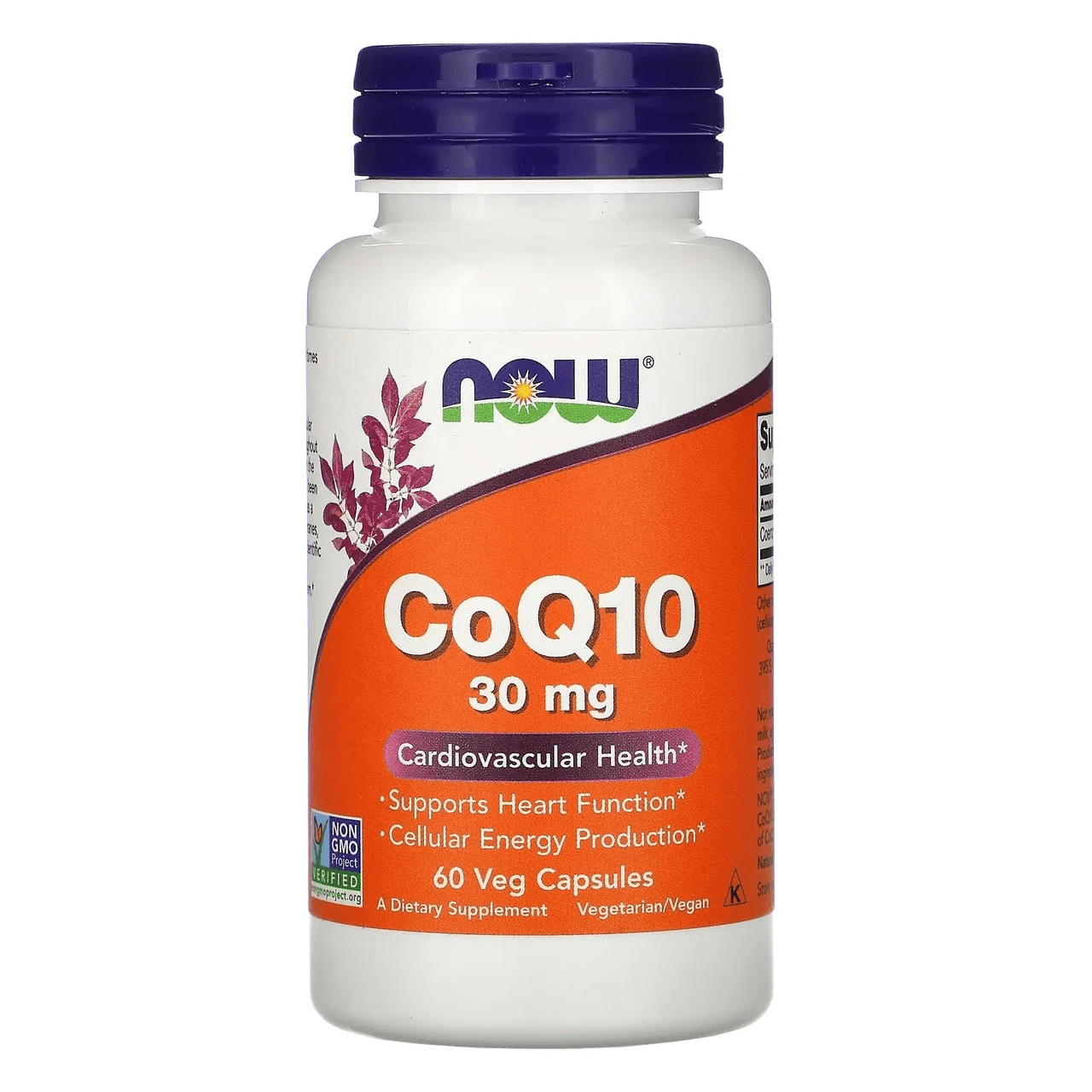 Коэнзим NOW Foods CoQ10 30 mg 60 Veg Caps,  мл, Now. Спец препараты. 