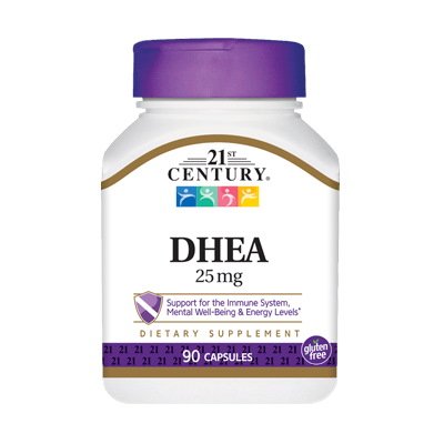 21st Century Стимулятор тестостерона 21st Century DHEA 25 mg, 90 капсул, , 
