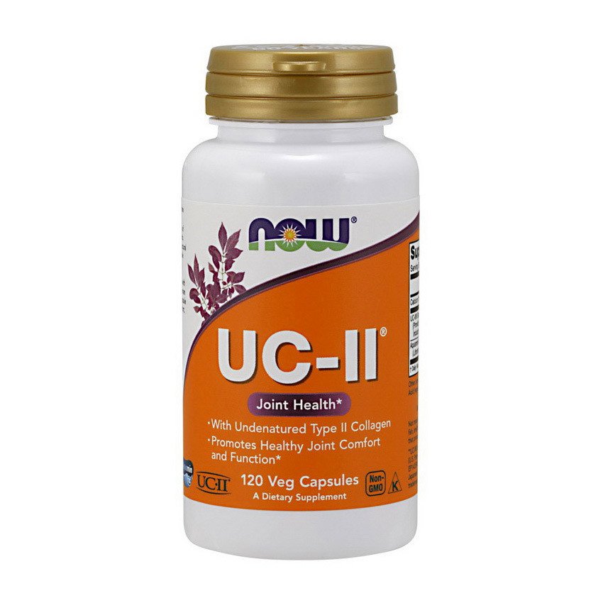 Коллаген Now Foods UC-II Type II Collagen (120 капс) нау фудс,  мл, Now. Коллаген. Поддержание здоровья Укрепление суставов и связок Здоровье кожи 