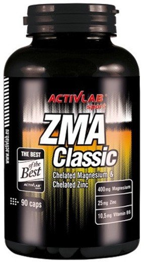 ZMA Classic, 90 шт, ActivLab. ZMA (Цинк, Магний и B6),ZMA. Поддержание здоровья Повышение тестостерона 
