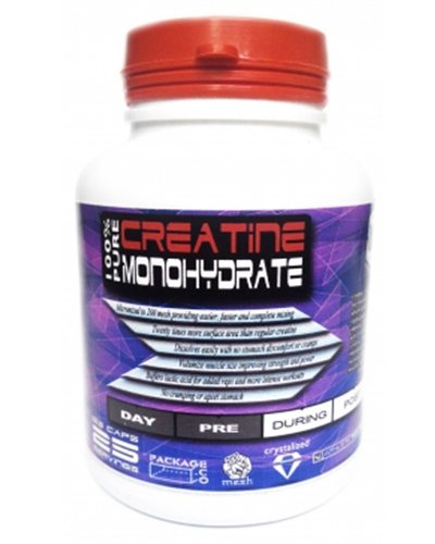 100% Pure Creatine Monohydrate, 125 шт, DL Nutrition. Креатин моногидрат. Набор массы Энергия и выносливость Увеличение силы 