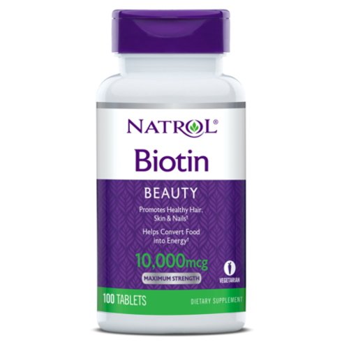 Витамины и минералы Natrol Biotin 10000 mcg, 100 таблеток,  ml, Natrol. Vitaminas y minerales. General Health Immunity enhancement 