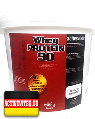 Whey Protein 90, 2500 g, Activevites. Mezcla de proteínas. 