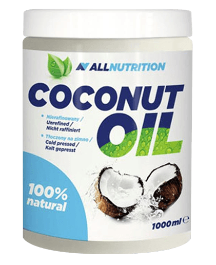 Coconut Oil, 1000 мл, AllNutrition. Заменитель питания. 