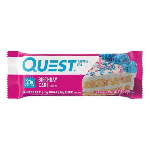 Протеиновый батончик Quest Nutrition Protein Bar (60 г) квест нутришн birthday cake,  мл, Quest Nutrition. Батончик. 