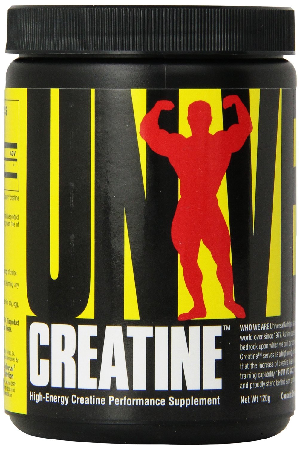 Creatine Monohydrate, 120 g, Universal Nutrition. Monohidrato de creatina. Mass Gain Energy & Endurance Strength enhancement 
