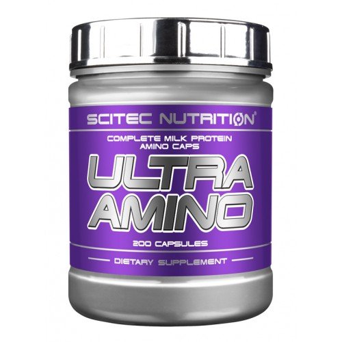 Аминокислота Scitec Ultra Amino, 200 капсул,  мл, Scitec Nutrition. Аминокислоты. 