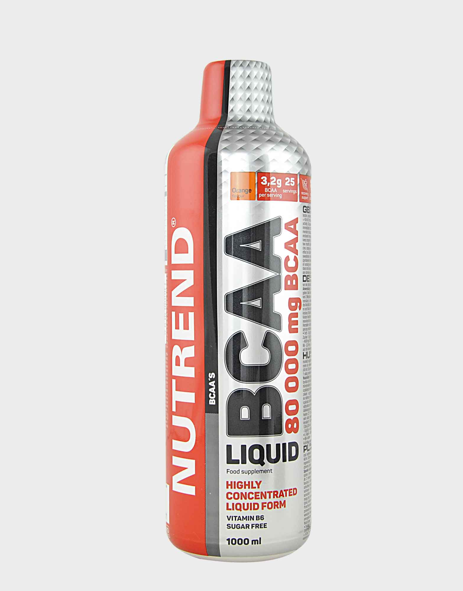 BCAA Liquid, 1000 ml, Nutrend. BCAA. Weight Loss recovery Anti-catabolic properties Lean muscle mass 