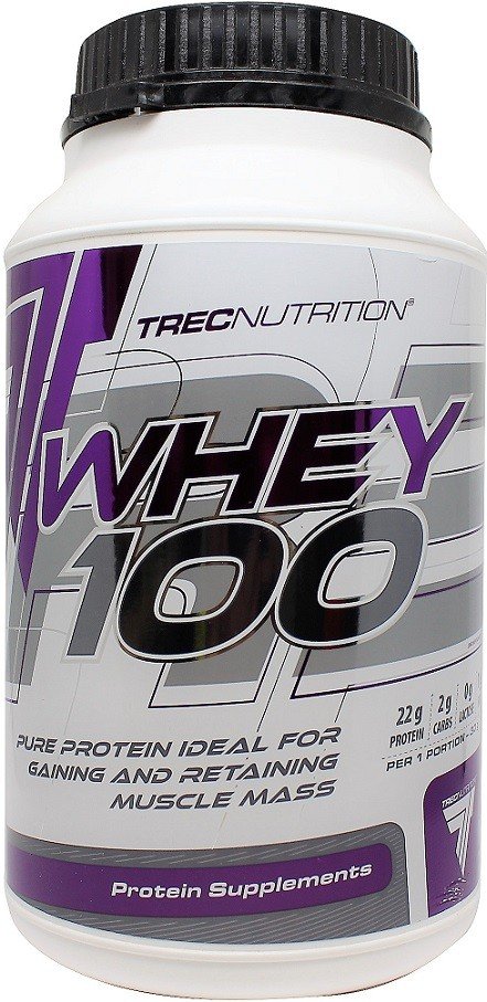Whey 100, 600 г, Trec Nutrition. Сывороточный концентрат. Набор массы Восстановление Антикатаболические свойства 