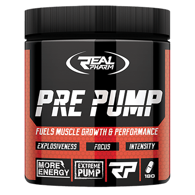 Pre Pump, 180 pcs, Real Pharm. Pre Workout. Energy & Endurance 