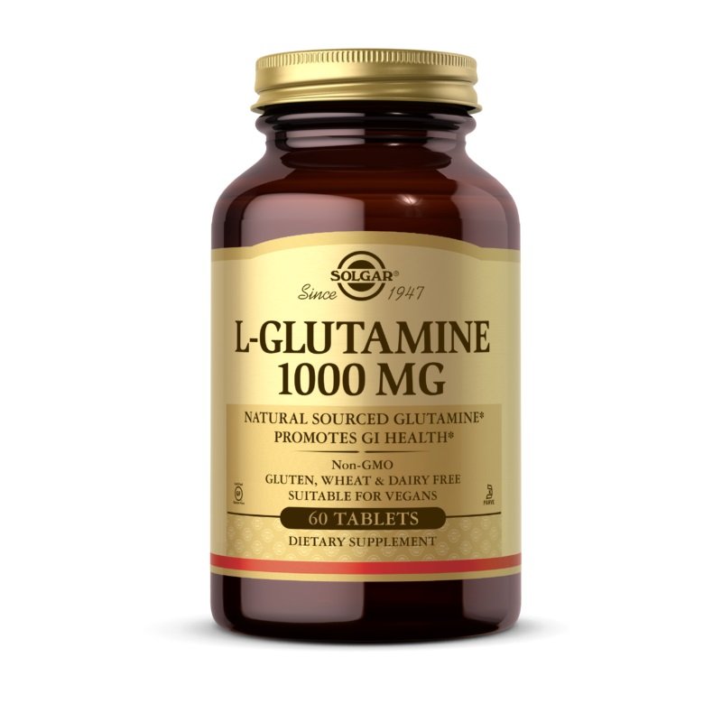 Аминокислота Solgar L-Glutamine 1000 mg, 60 таблеток,  ml, Solgar. Aminoácidos. 