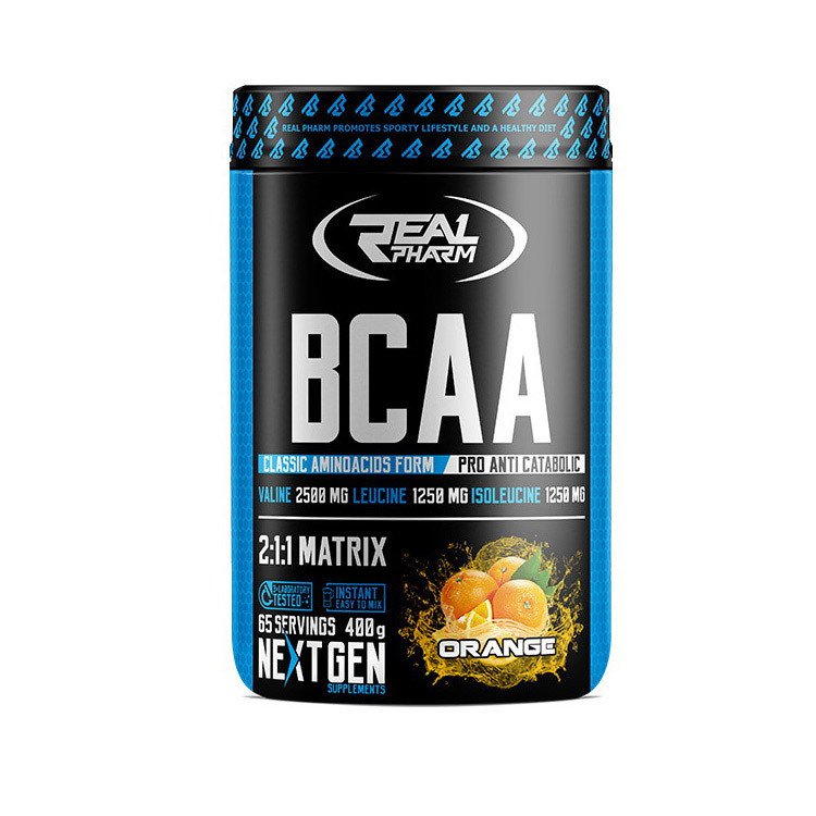 БЦАА Real Pharm BCAA Instant 400 грамм Вишня,  мл, Real Pharm. BCAA. Снижение веса Восстановление Антикатаболические свойства Сухая мышечная масса 