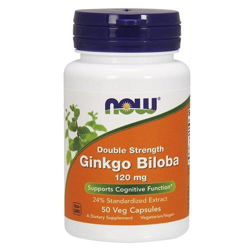 Now NOW Ginkgo Biloba 120 мг - 100 веган кап, , 100 