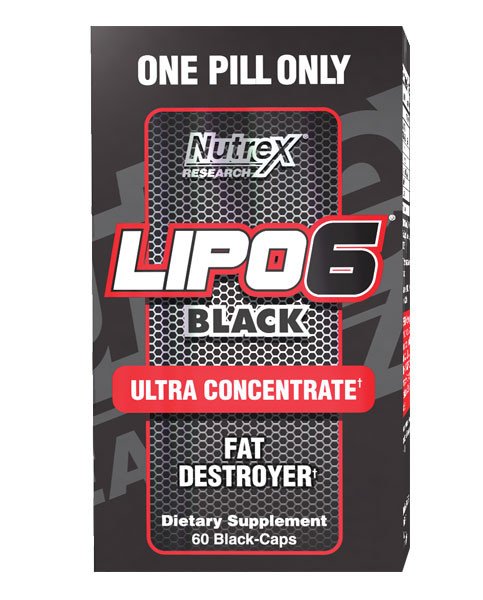 Lipo-6 Black Ultra Concentrate Nutrex 60 Black-Caps ,  ml, Nutrex Research. Fat Burner. Weight Loss Fat burning 