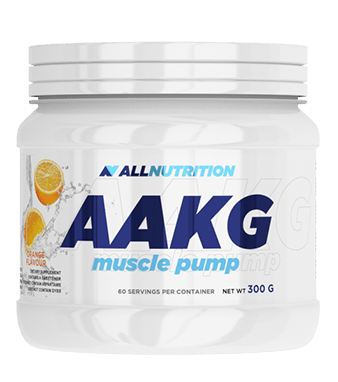 AAKG Muscle Pump, 300 г, AllNutrition. Аргинин. Восстановление Укрепление иммунитета Пампинг мышц Антиоксидантные свойства Снижение холестерина Донатор оксида азота 