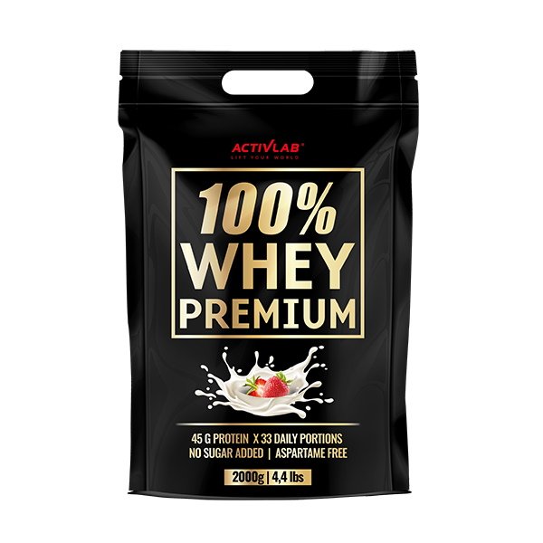 ActivLab Протеин Activlab 100% Whey Premium, 2 кг Клубника, , 2000  грамм