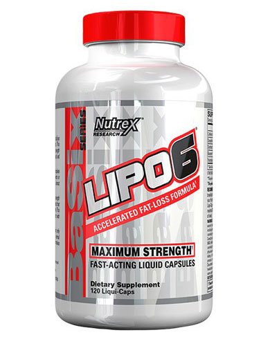 Nutrex Lipo-6 Maximum Strength 120 капс Без вкуса,  ml, Nutrex Research. Thermogenic. Weight Loss Fat burning 