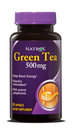 Green Tea, 60 шт, Natrol. Жиросжигатель. Снижение веса Сжигание жира 