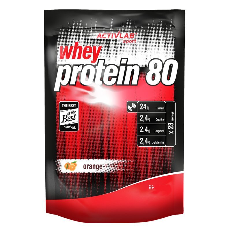 Whey Protein 80, 2000 g, ActivLab. Whey Concentrate. Mass Gain recovery Anti-catabolic properties 