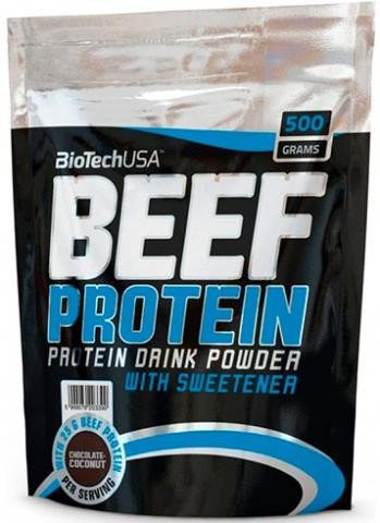 Beef Protein BioTech 500g,  ml, BioTech. Protein. Mass Gain recovery Anti-catabolic properties 