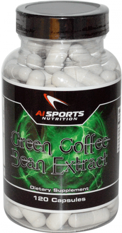 Green Coffee Bean Extract, 120 шт, AI Sports. Жиросжигатель. Снижение веса Сжигание жира 